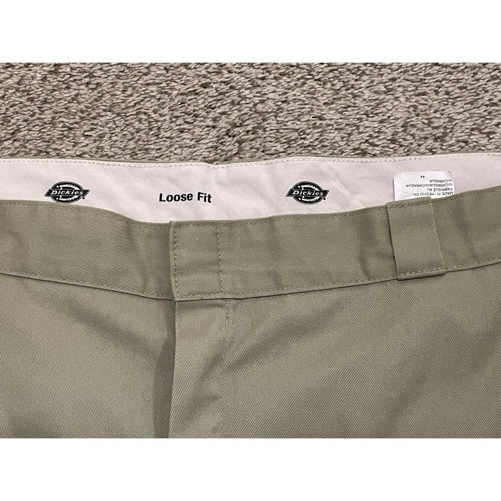 Men's Dickies Flat Front Loose Fit Work Shorts Khaki Size 44 - Picture 4 of 4